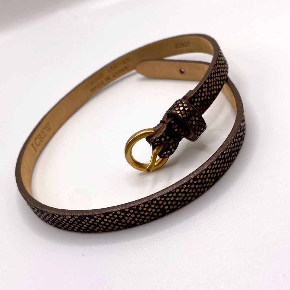 J. Crew | Leather Wrap Bracelet